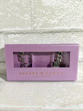 Savage X Fenty Metal Chain Restraint Bracelet Set NEW